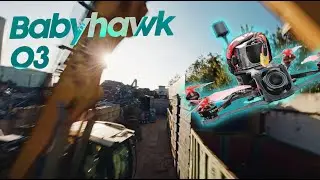 Junkyard stories freestyle || FPV || EMAX #babyhawk O3