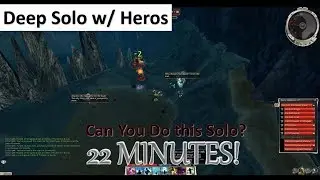 Guild Wars: 22min Deep HM Solo with Heros