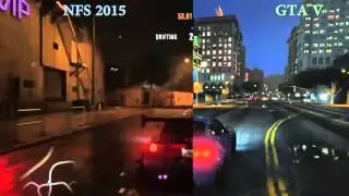 GTA V vs NFS 215 graphics side by side