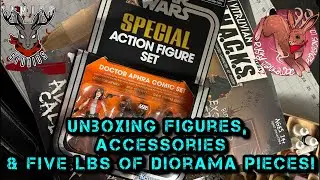 Headsculpts, Parts, Dr. Aphra, and 5 LBS of Diorama Accessories! Unboxing and chat, live!