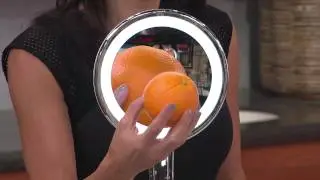 Floxite 7x Magnification Touch Light Mirror with Storage with Kerstin Lindquist