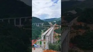 Chenglong Expressway Moutong Bridge #technology #infrastructure #bridge #mountains #china