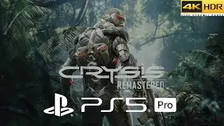 Crysis Remastered  PS5 Pro Gameplay 4K HDR 60FPS (PS4 Image Enhancement)