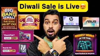 Diwali Sale is Live😍 - Best Deals on Tablets & Laptop in Flipkart Amazon Diwali Sale | Bank Cards