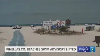 FDOH has lifted swim advisories for 3 Pinellas County beaches