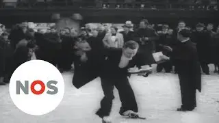 AMSTERDAM: Zo schaatsten we over de grachten