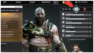 God of war 4 , Max Level 10 .