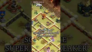 SUPER wall breaker get %  #clashofclans #cocfunny #shorts #superwallbreaker