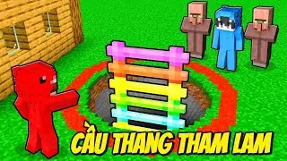 Tôi tìm thấy một CHIẾC CẦU THANG THAM LAM KHỔNG LỒ trong Minecraft!