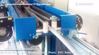 HDPE Flexible Corrugated Pipe Production Line / HDPE Pipe Machine By Vishwakarma Industries