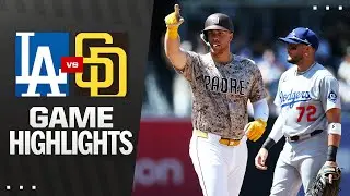 Dodgers vs. Padres Game Highlights (8/24/25) | MLB Highlights