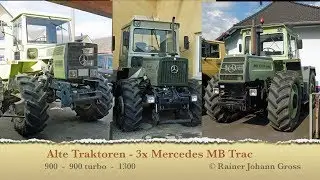 Alte Traktoren - Mercedes Benz MB trac 1300 - 900 - 900 turbo