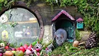 the whole mouse village after a little clean and tidy
