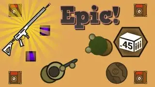 Surviv.io New Mk45 Semi Auto Rifle!! + .45 In The Chamber Perk is Epic! (Surviv.io Desert Rain)
