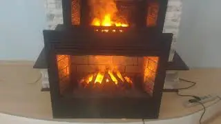 два камина и каминокомплект с паром и 3 д etna new 3 d , электрокамин с 3 д и паром и водой Этна