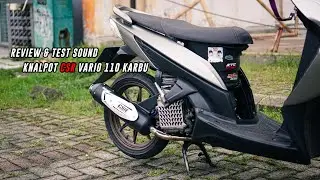 Review & Test Sound Knalpot Standar Racing CSR di Vario 110 Karbu !!