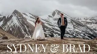 Sydney & Brad | Helicopter Elopement in Nordegg, Alberta | Wedding Film in the Canadian Rockies
