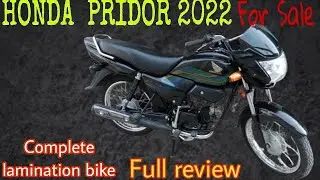 HONDA PRIDOR 2022 MODEL|| HONDA PRIDOR For Sale|| Lamination Bike|| Condition Test|| Munna Auto
