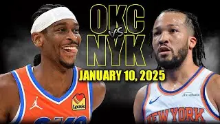 Oklahoma City Thunder vs New York Knicks Full Game Highlights - January 10, 2025 | NBA Season