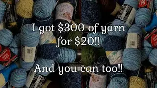 How to get ALOT of yarn for CHEAP🛍️💰