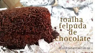 BOLO TOALHA FELPUDA DE CHOCOLATE  #bolodechocolate #priconfeiteira