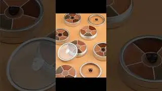 Kryolan Concealer Circl Concealer Circle with six different shades for covering small prodffessional