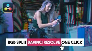 RGB Split Effect in ONE Click | DaVinci Resolve Tutorial