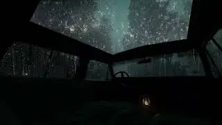Fall Asleep Fast in a Cozy Car 🌙 Soft Rain on Window & Distant Thunder Ambience