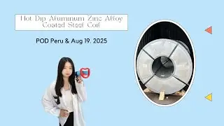 DX51D+AZ120 Hot Dip Aluminum Zinc Alloy Coated Steel Coils (GL) to Peru