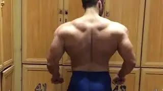 Keyvan Alichi locker room flexing