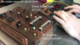 Sampletrak ST-224 RC Circuit Bent Space Explorer Krautrock Dub Disco