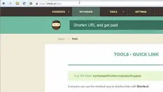 Earn money on short links. Make short links and earn the biggest money