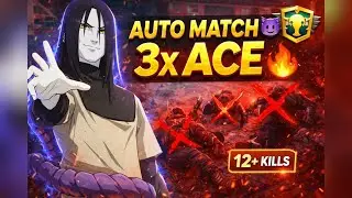 CS RANK AUTO MATCH 🔥 3x ACE SQUAD WIPE | 12+ KILLS | FULL GAMEPLAY WIN 😈 | Free Fire
