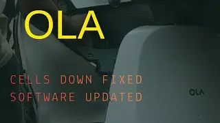 OLA battery cells down software updated problem fixed , ola service