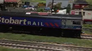 00gauge Trains On the go! #00gauge#modeltrains #railwaymodelling #modelrailway #modelismo