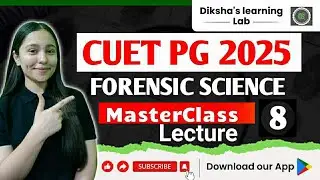 Police Science, Definition and Scope | CUET PG 2025 Forensic Masterclass | Lecture - 8