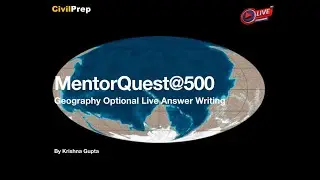 MentorQuest: Live Answer Writing and Discussion #geographyoptional #mountains