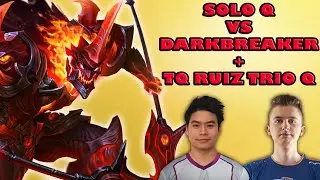 SOLO Q VS DARKBREAKER,TQ RUIZ TRIO Q INSANE STOMP(0 DEATHS) - Arena of Valor Zephys Gameplay #6