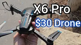 Temu X6 Pro Foldable Drone