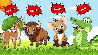 Safari Animal Sounds Song | Animal Sounds Song for Kids | Kiddie Funland Tv