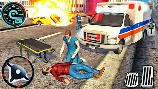 US Emergency Ambulance Driving 3D - Ambulance City Rescue Simulator 2026 - Android Gameplay