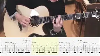 Guitar Tutorial: Reminiscence - Sungha Jung Tabs | Fingerstyle Tabs