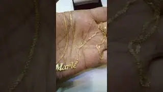 18K Pure Gold Name Necklace &raquo; &hearts; A Perfect Gift For Your Loved One &hearts;
