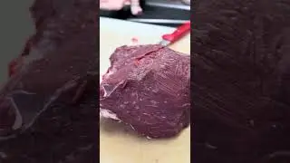 #Removing the silver skin from the #meat