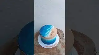 Sea💙 #sea #cake #cakeideas #titanic #birthday #dad #cakedecorating #blue #cakedesign #cakedecoration
