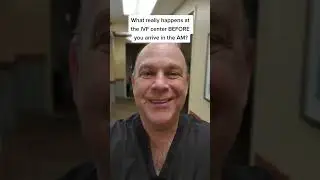 What happens at the IVF center before you arrive in the morning?