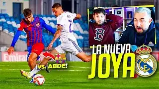 REACCIONANDO a OSCAR ARANDA LA NUEVA JOYA del REAL MADRID con PAPI GAVI