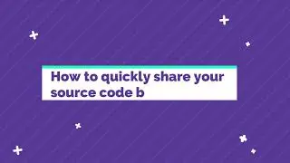 How to quickly share source code by using Link | Without Logging in | Easy steps |