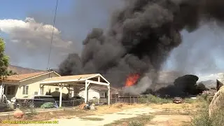 (F Street IC) Second Alarm Residential Structure Fire In San Bernardino- Aug 29 2025