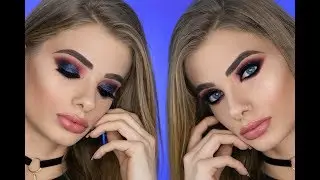Tutorial Glitter Glam Smokey Eyes | Smokey Eyes Nero/Borgogna con glitter | pnmakeup